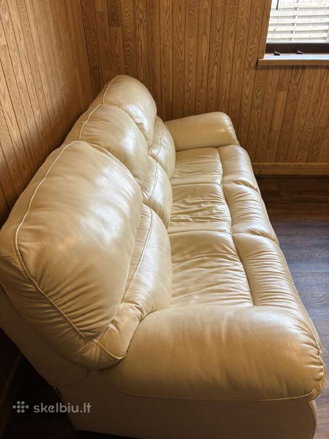 Magrės baldai Venera odinė sofa-lova 2100x1000 - nuotraukos Nr. 5