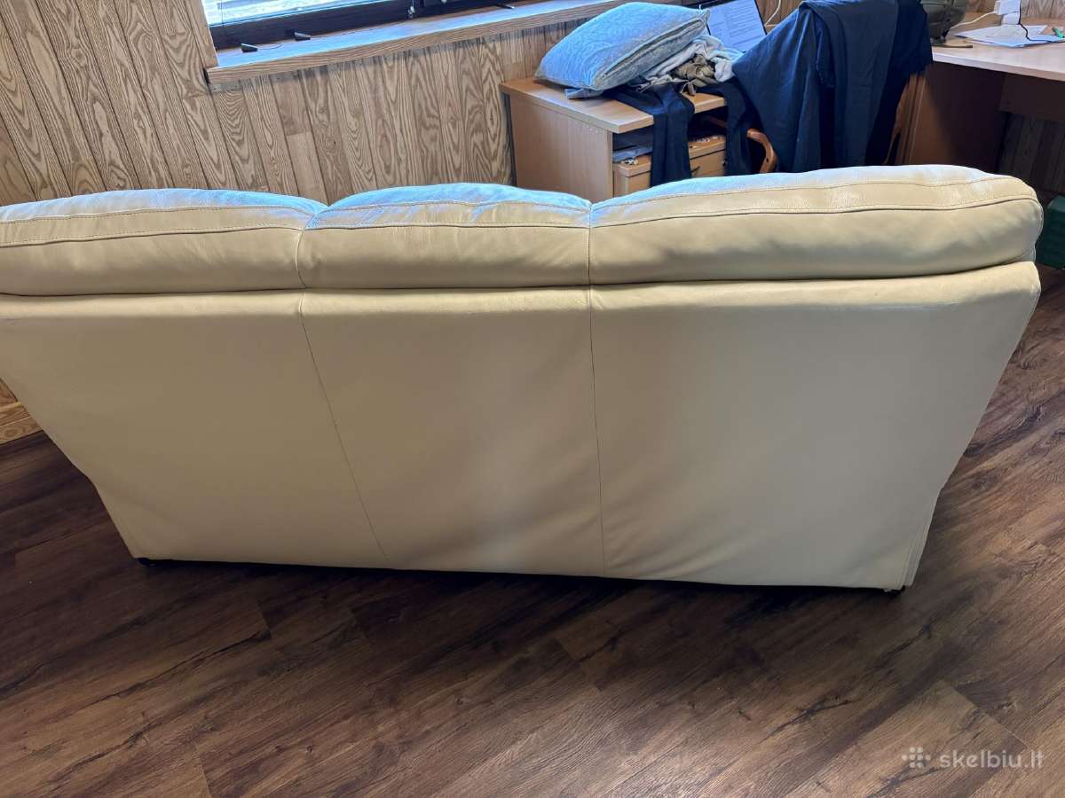 Magrės baldai Venera odinė sofa-lova 2100x1000 - nuotraukos Nr. 6
