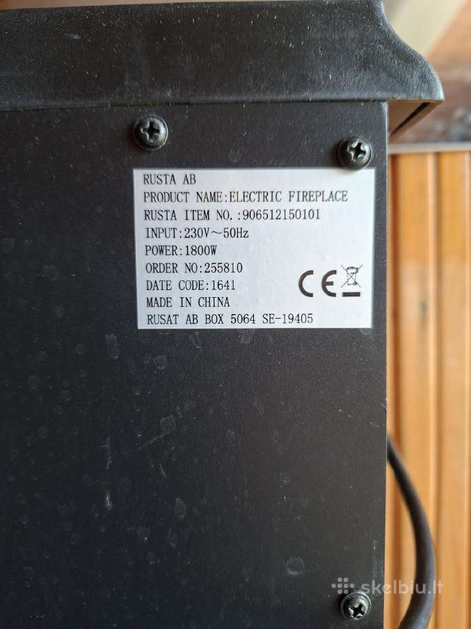 1800w elektrinis šildytuvas Rusta - nuotraukos Nr. 5