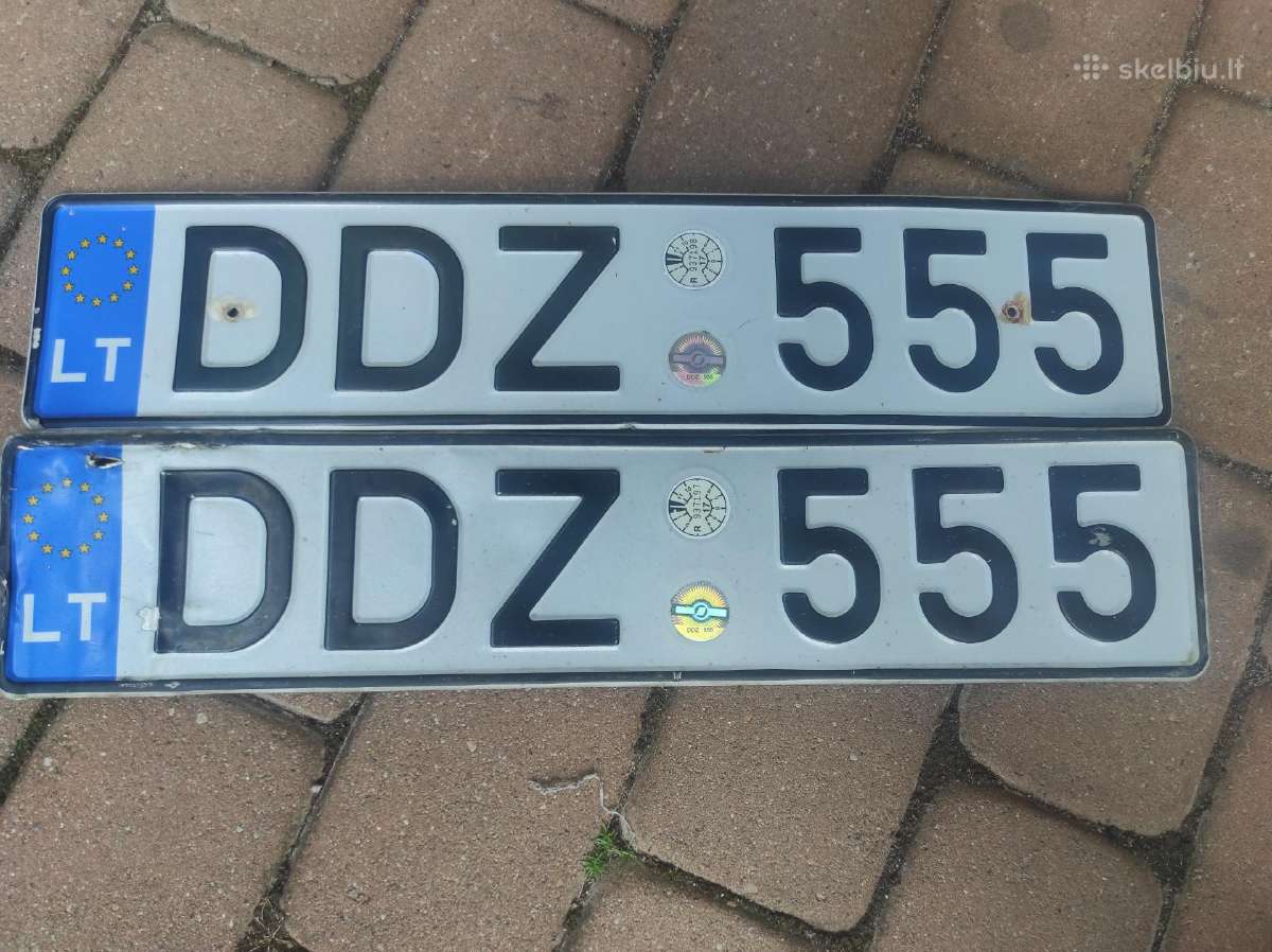 Automobilio valstybiniai numeriai