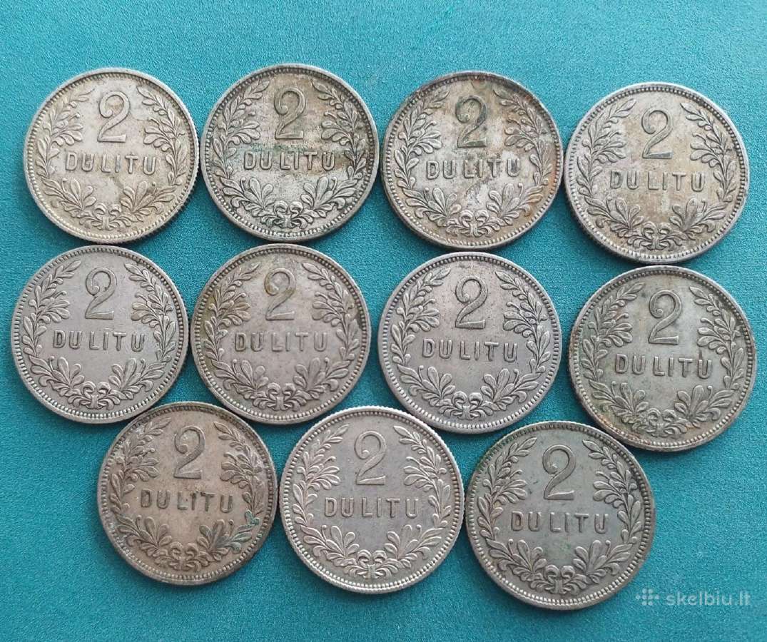 2 litai 1925 Lietuva 11 vnt