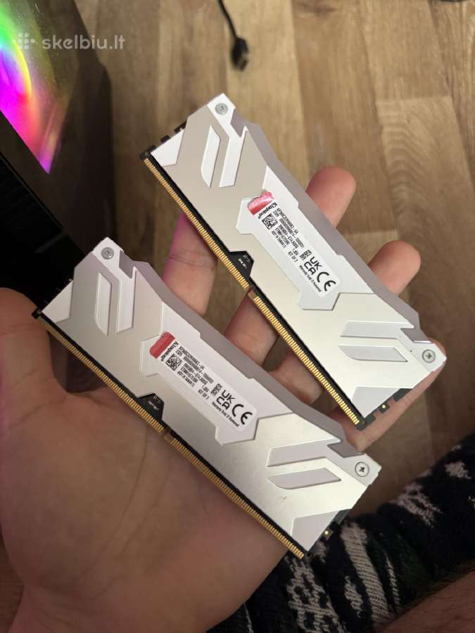 Kingston Fury Renegade 32gb x 2 (6000mhz) Cl32 - nuotraukos Nr. 2