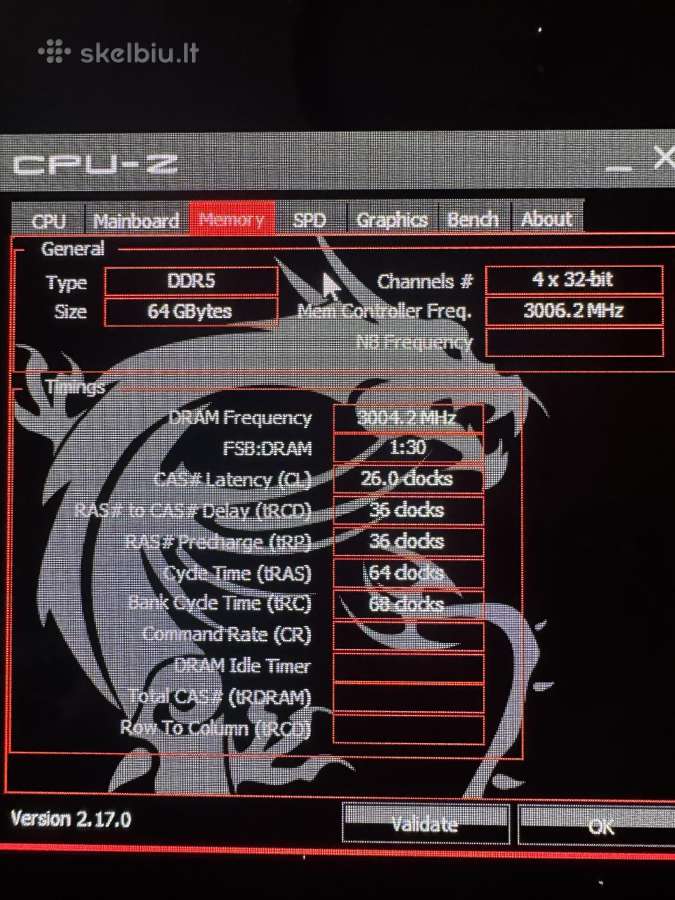 Kingston Fury Renegade 32gb x 2 (6000mhz) Cl32 - nuotraukos Nr. 3
