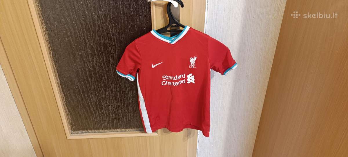 Nike Liverpool futbolo marškinėliai 7-8 metų