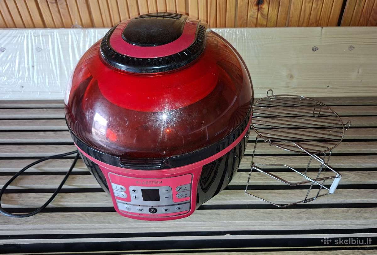 Klarstein Vitair karšto oro gruzdintuvė 1400w - nuotraukos Nr. 6