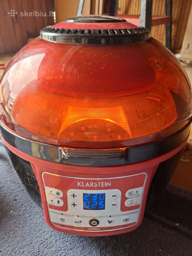 Klarstein Vitair karšto oro gruzdintuvė 1400w - nuotraukos Nr. 7