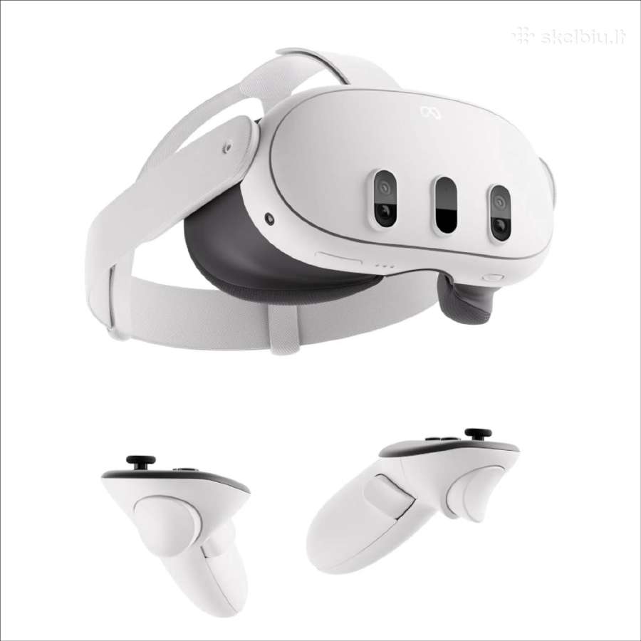 Vr akiniai Meta Quest 3, 1 x Usb-c, 512 GB