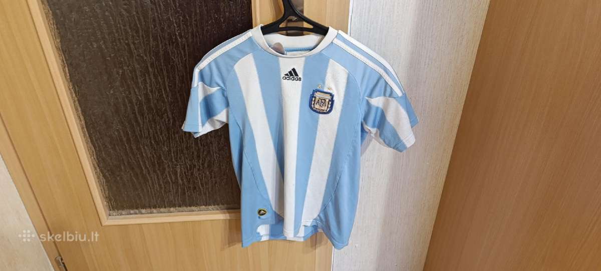 Adidas Argentinos futbolo marškinėliai 9-10 metų