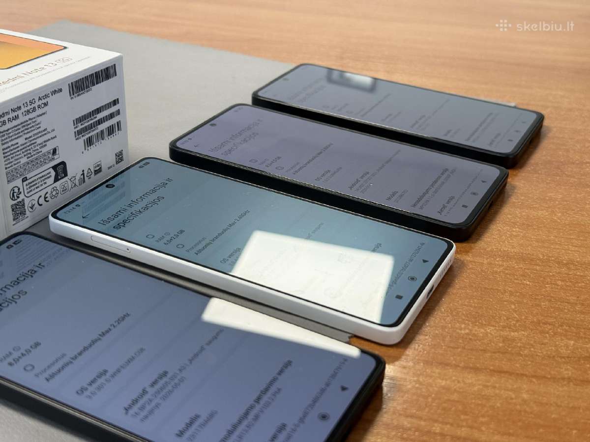 Redmi note 13 ir note 13 pro su 256gb - nuotraukos Nr. 6