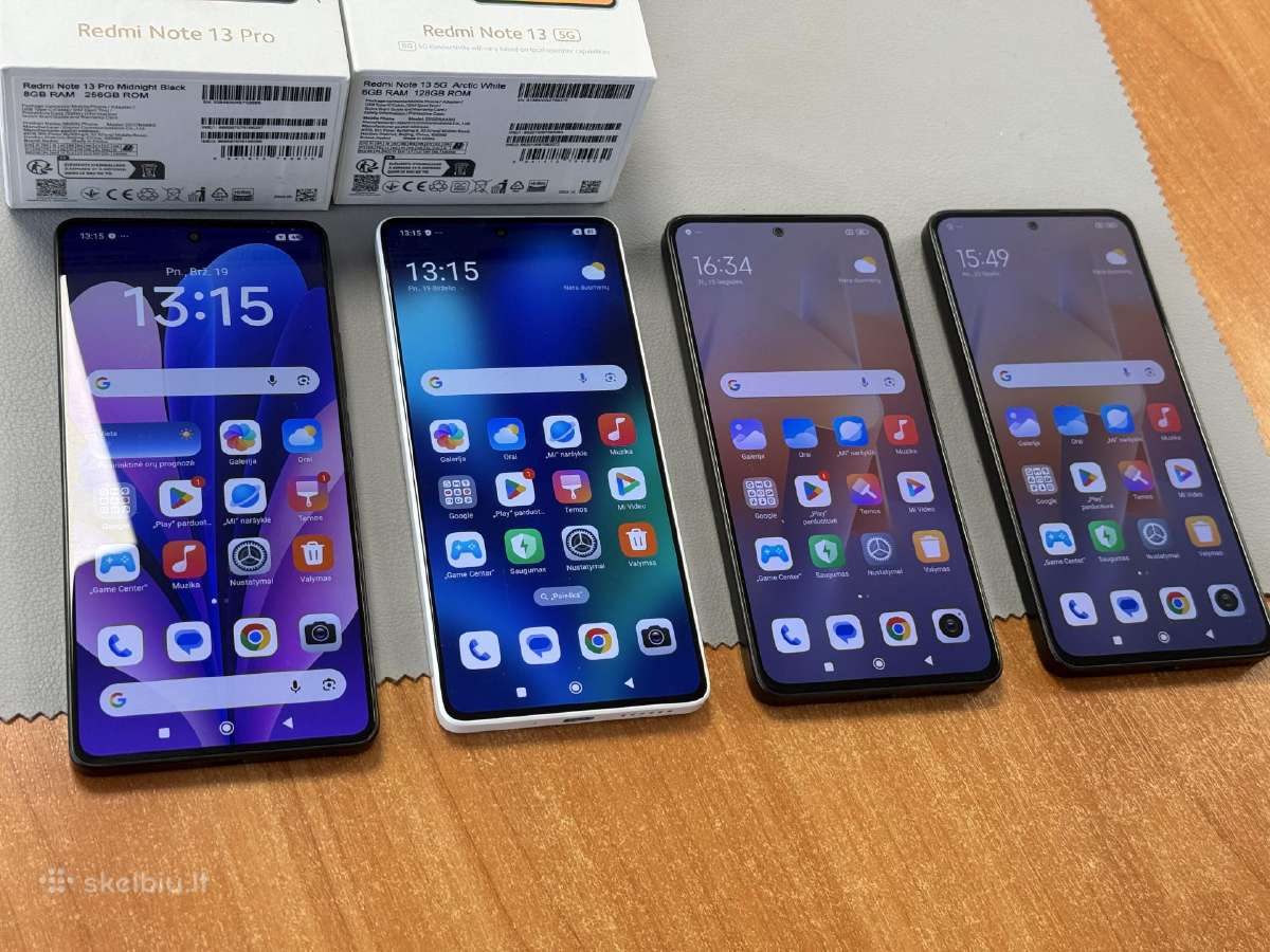 Redmi note 13 ir note 13 pro su 256gb - nuotraukos Nr. 3