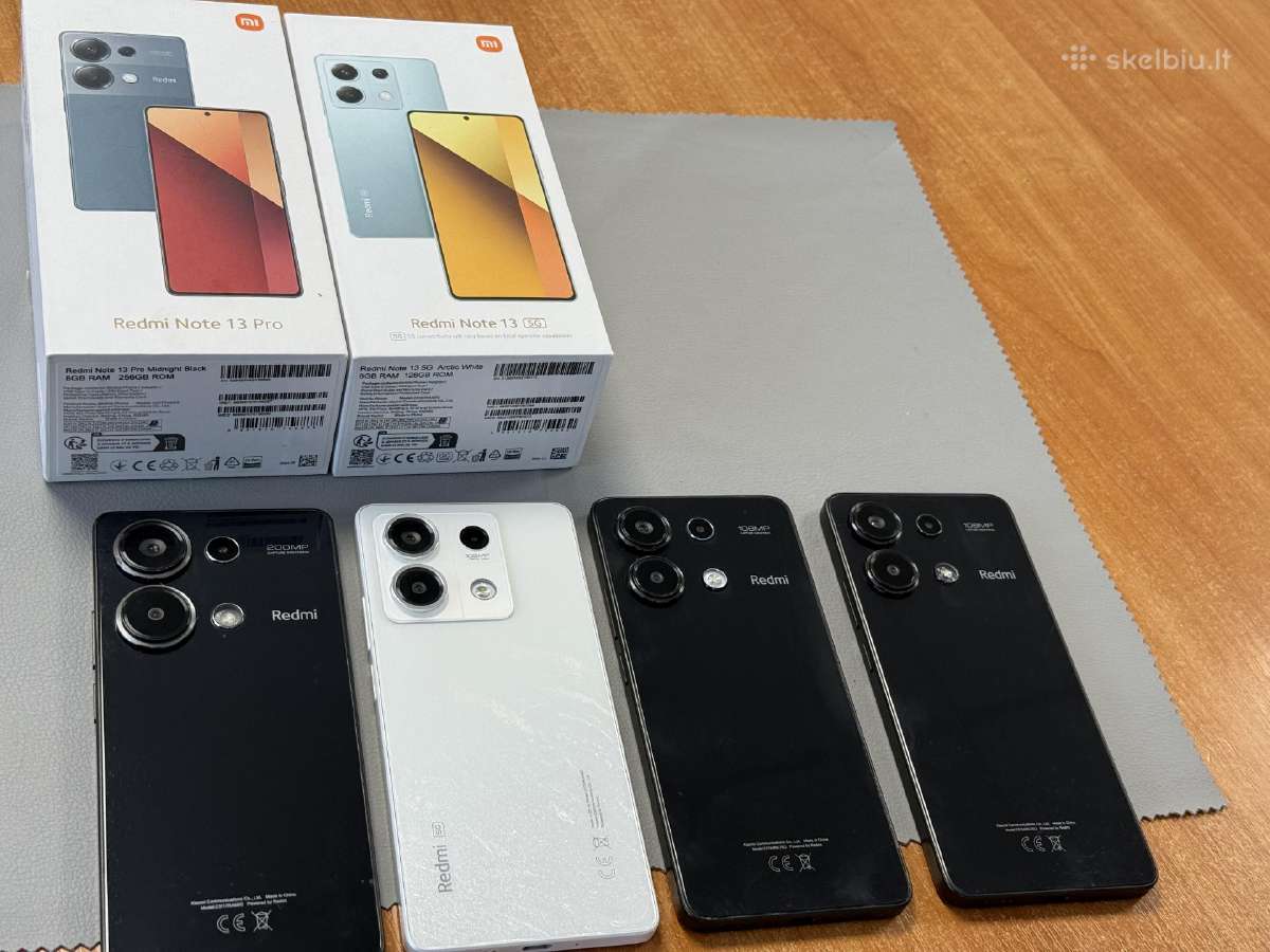 Redmi note 13 ir note 13 pro su 256gb - nuotraukos Nr. 7