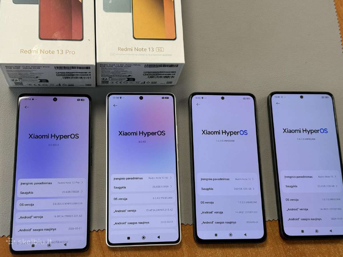 Redmi note 13 ir note 13 pro su 256gb