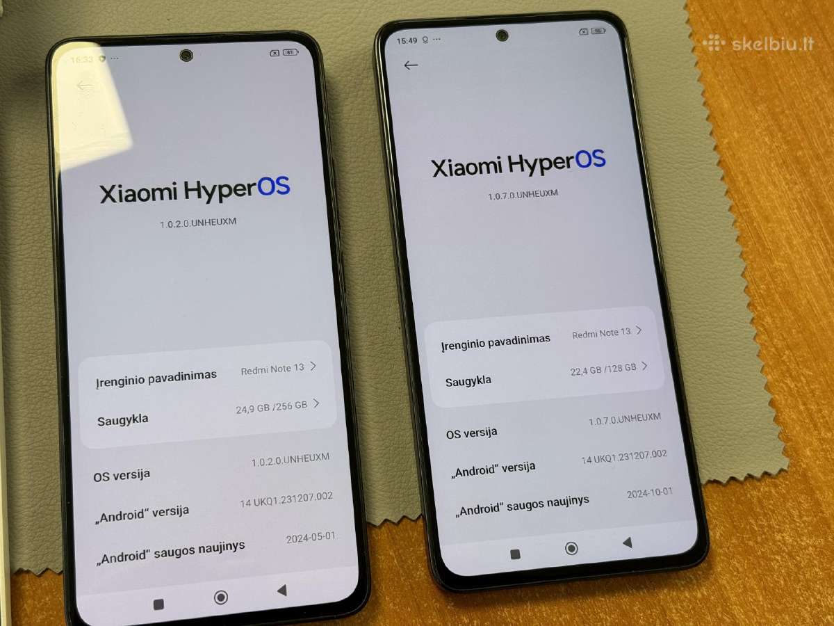 Redmi note 13 ir note 13 pro su 256gb - nuotraukos Nr. 5