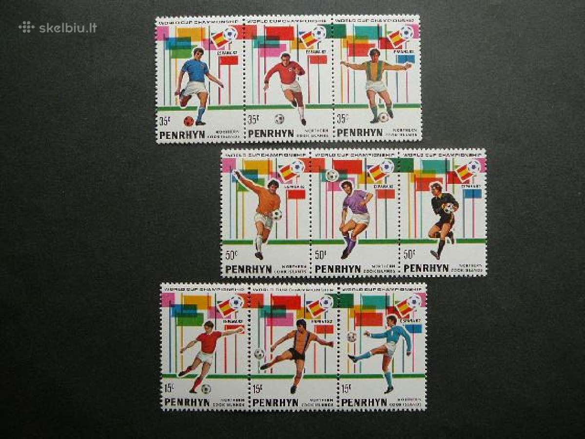Futbolas Penrhyn 1982 svarus ph72s