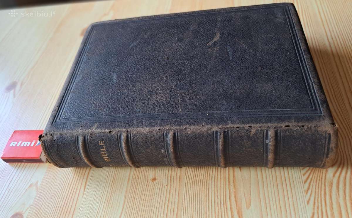 Antikvarinė Biblija (Holy Bible), 1883 m.