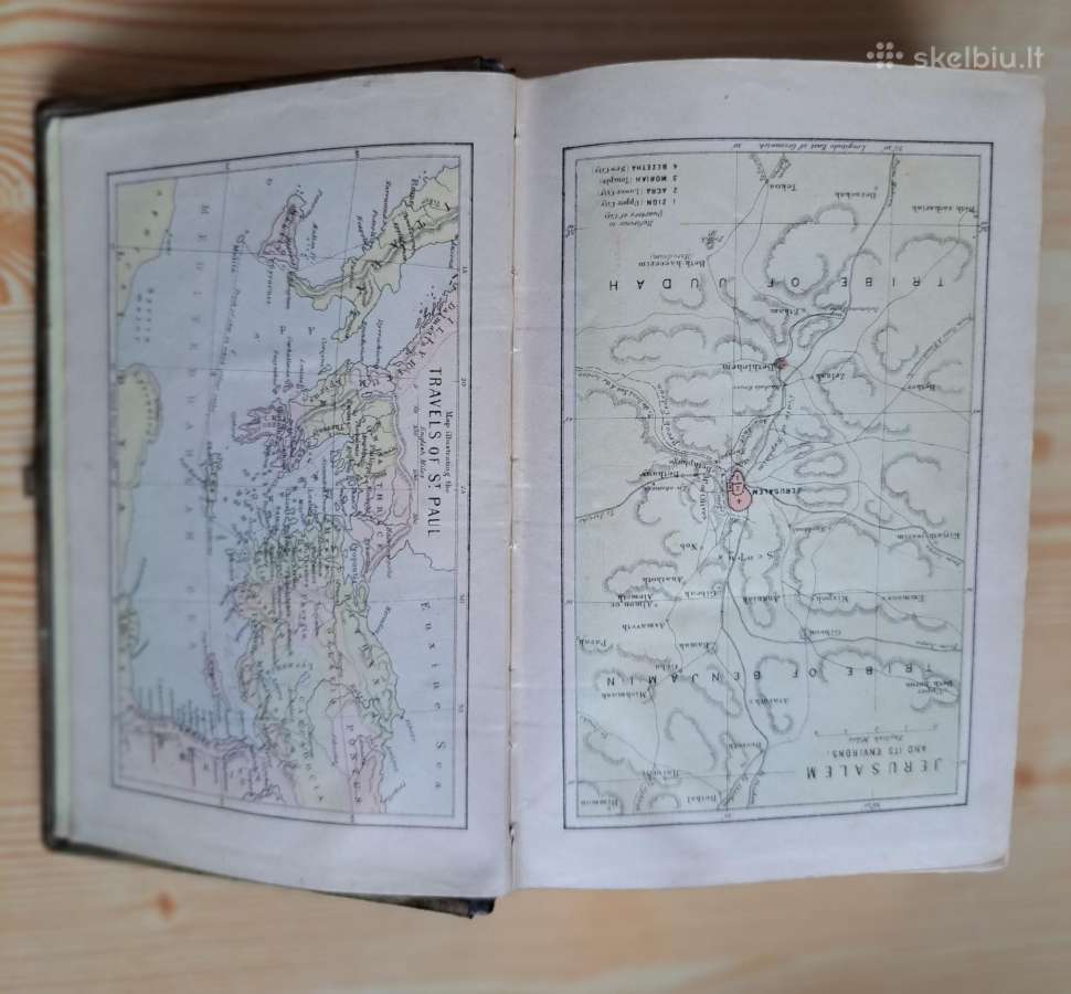 Antikvarinė XIX a. pabaigos Biblija. - nuotraukos Nr. 3