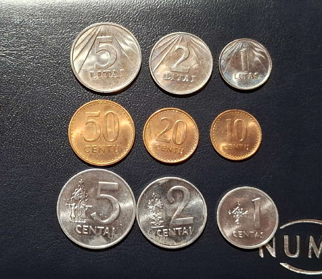 1991 litų ir centų rinkinys