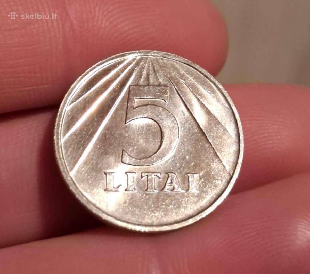 1991 litų ir centų rinkinys - nuotraukos Nr. 4