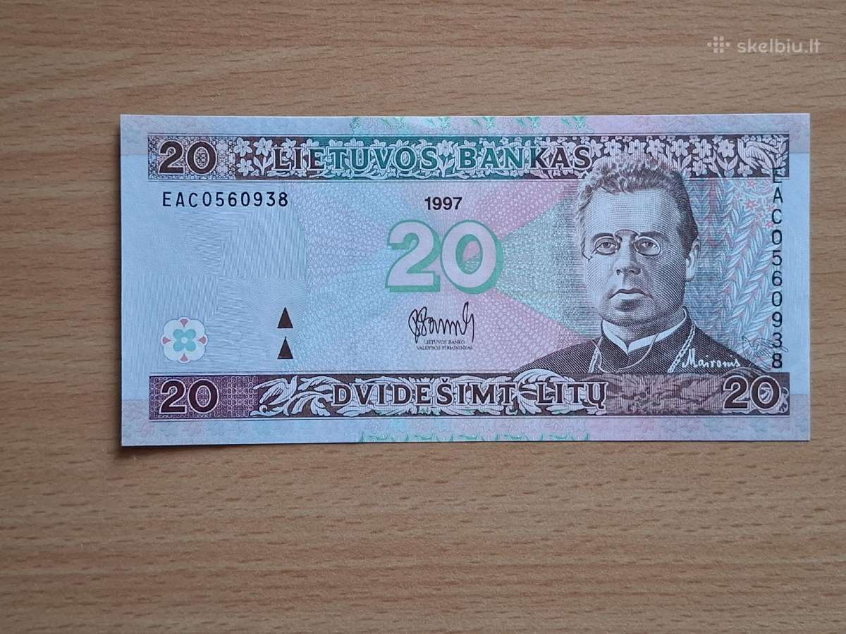Litų banknotai - nuotraukos Nr. 3
