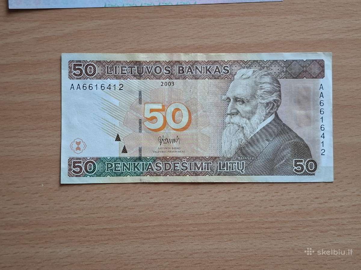 Litų banknotai - nuotraukos Nr. 5