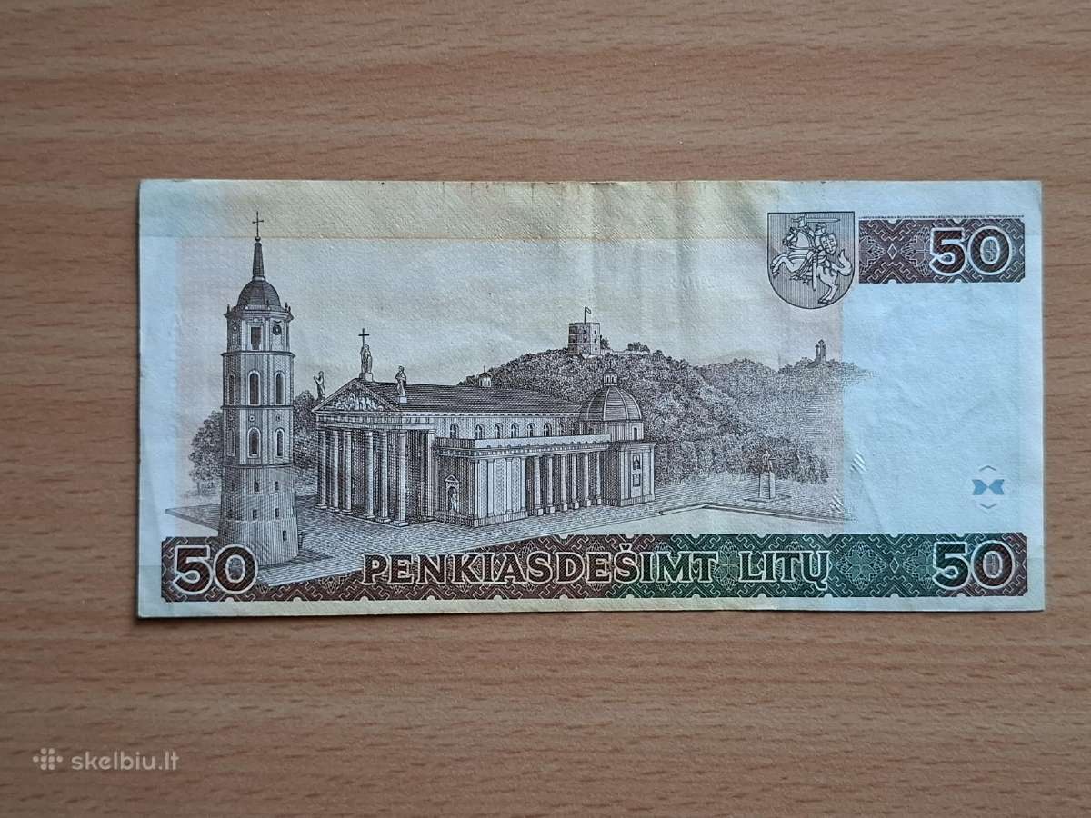 Litų banknotai - nuotraukos Nr. 6