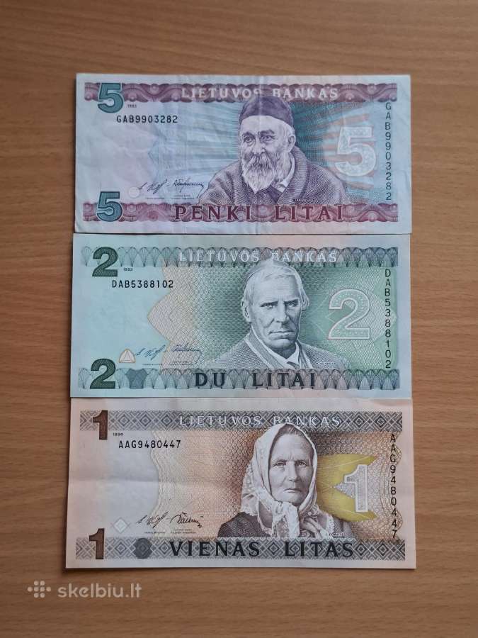 Litų banknotai - nuotraukos Nr. 7