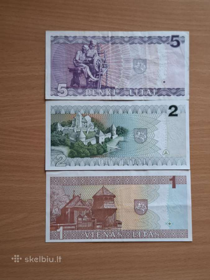 Litų banknotai - nuotraukos Nr. 8