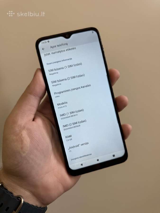 Motorola Moto E13 - nuotraukos Nr. 3