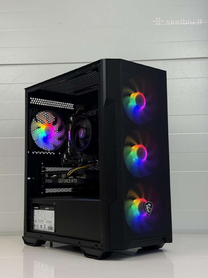 Stacionarus Žaidimų Kompiuteris Rtx 4060 Ryzen 5