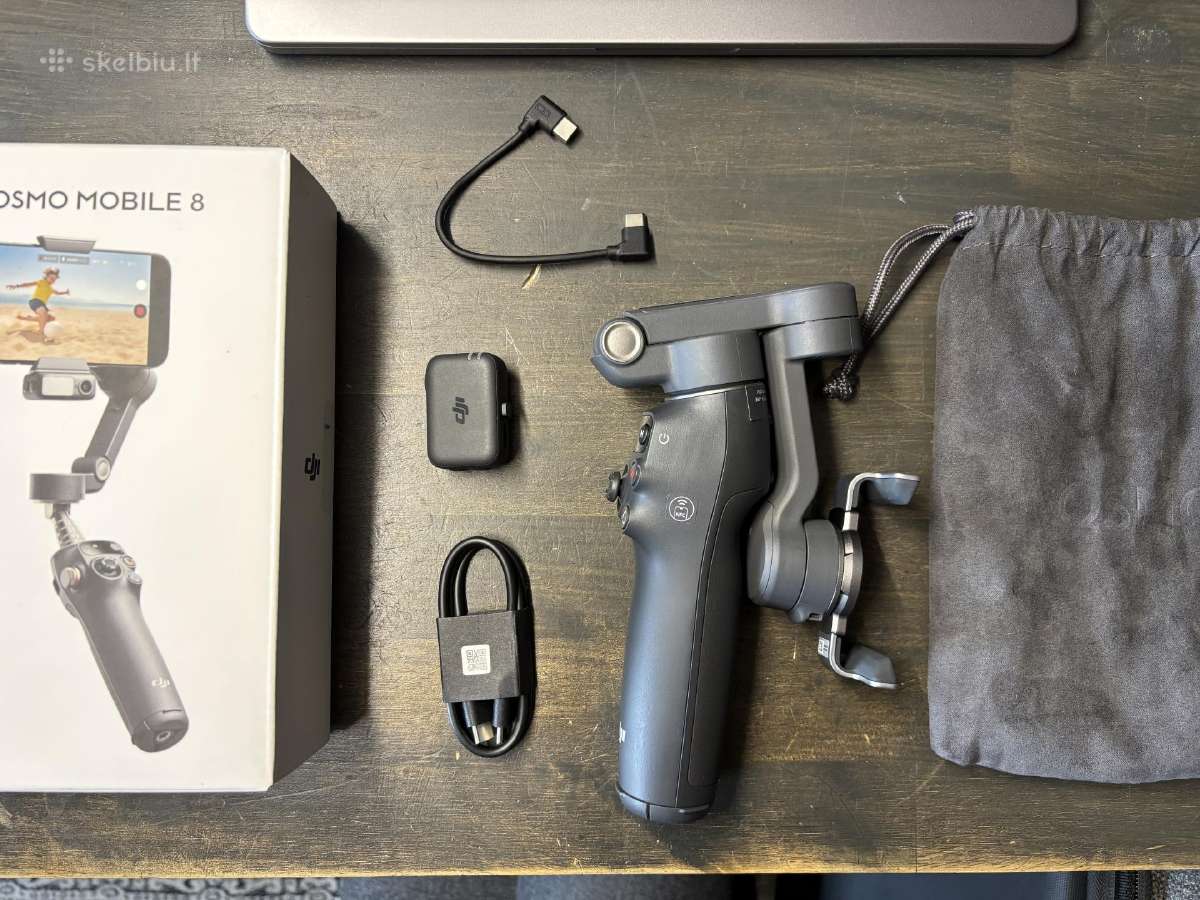 Parduodu Dji Osmo Mobile 8 su sekimo moduliu