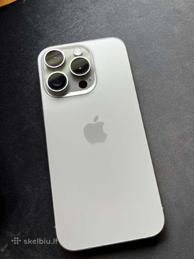 iPhone 15 Pro Natural Titanium 128gb - nuotraukos Nr. 2
