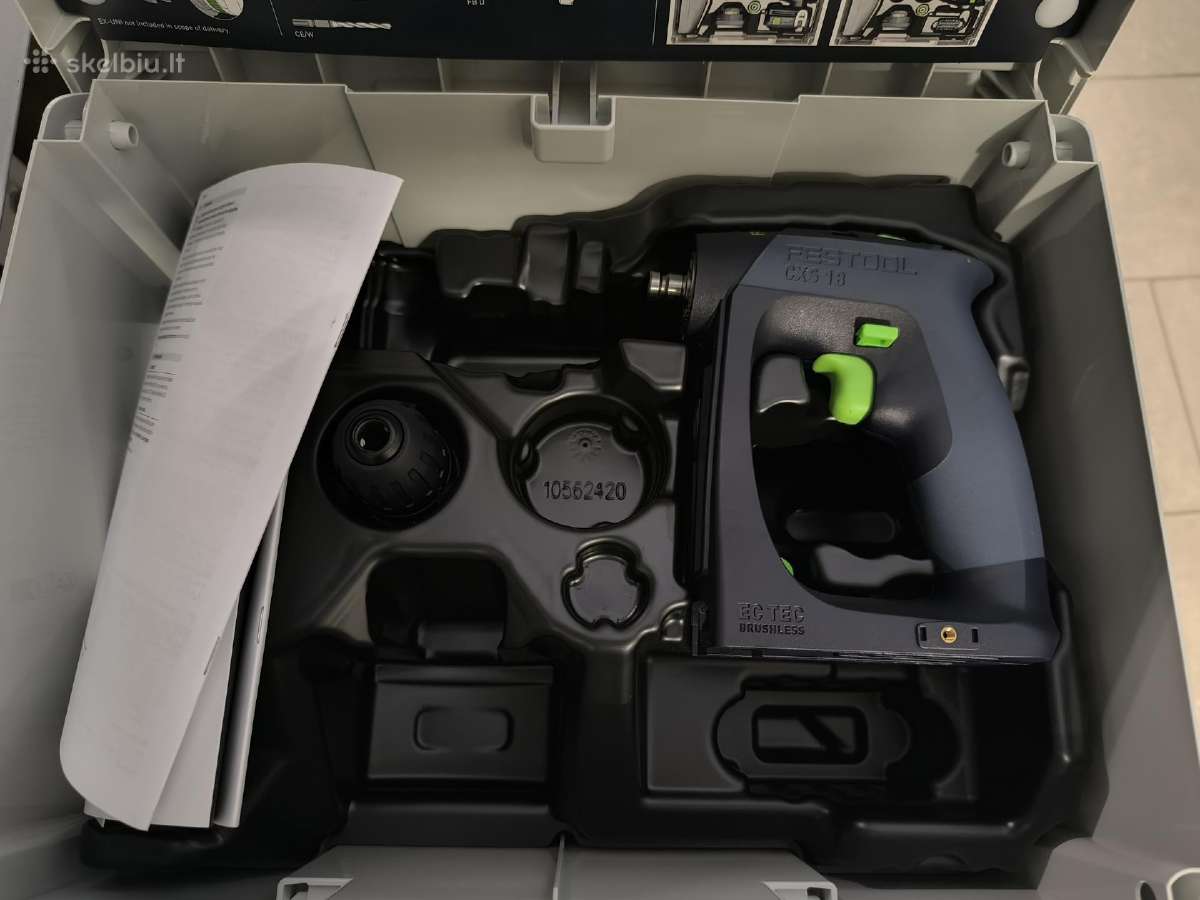 Naujas pjūklas Festool Ts 55 Febq +liniuote 491498 - nuotraukos Nr. 2