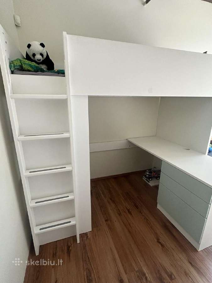 Ikea Smstad lovos ir stalo komplektas