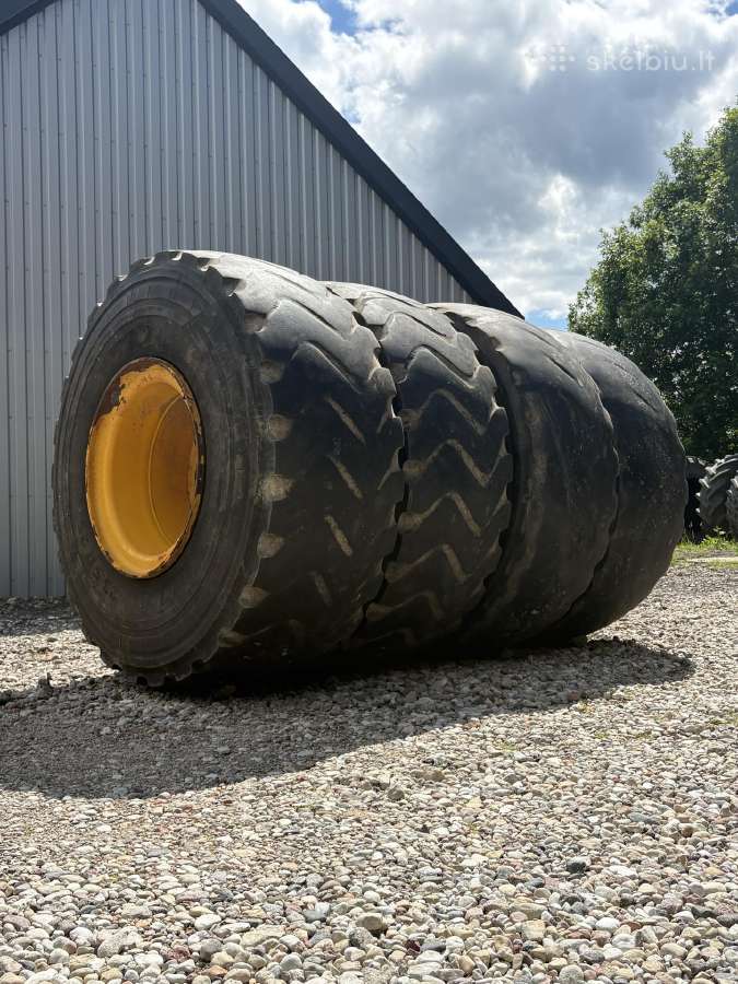 23,5r25 Michelin Xha2 Padangos su ratlankiais