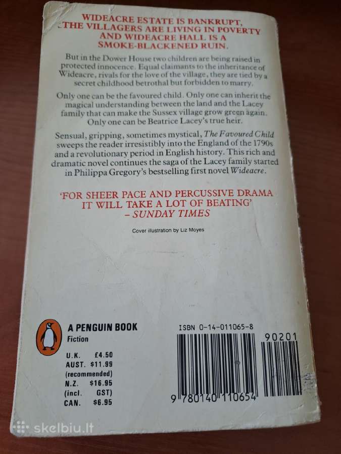 Philippa Gregory The favoured child - nuotraukos Nr. 2
