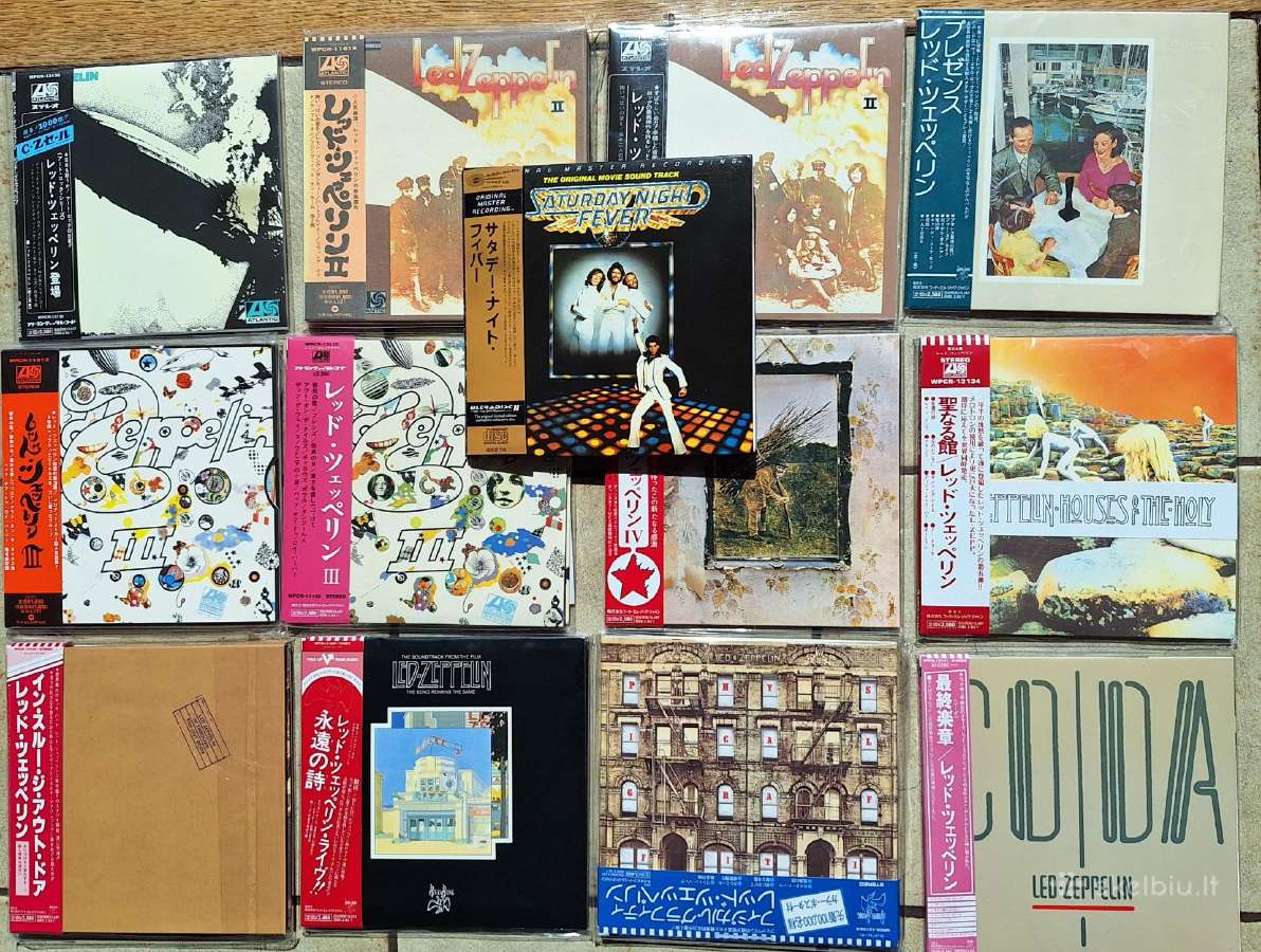 LED Zeppelin-japoniski. Deep Purple-europe.