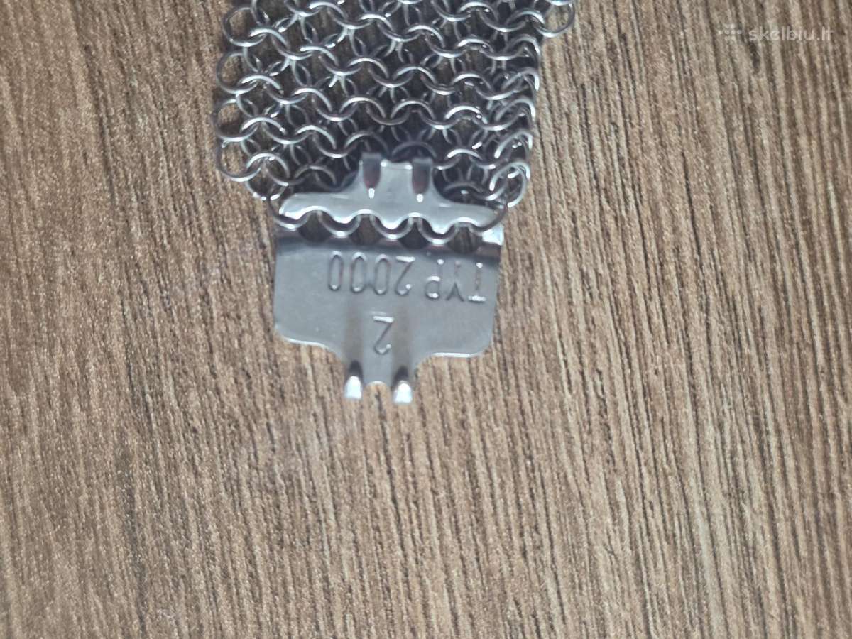 Įpjovimams atspari metalinė pirštinė M dydis - nuotraukos Nr. 3