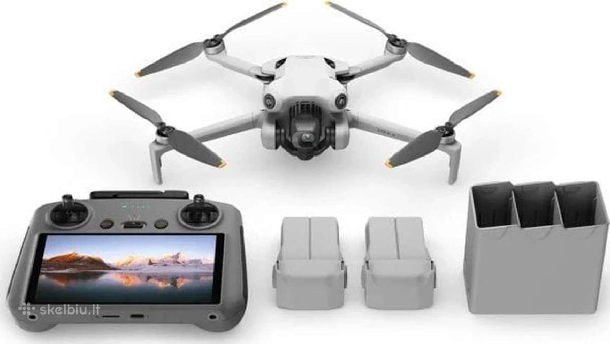 Dronas Dji Mini 4 Pro Fly More Combo (Dji RC 2)