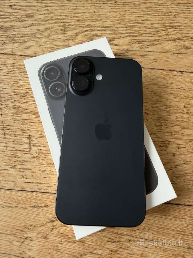 iPhone 16 128gb juodas
