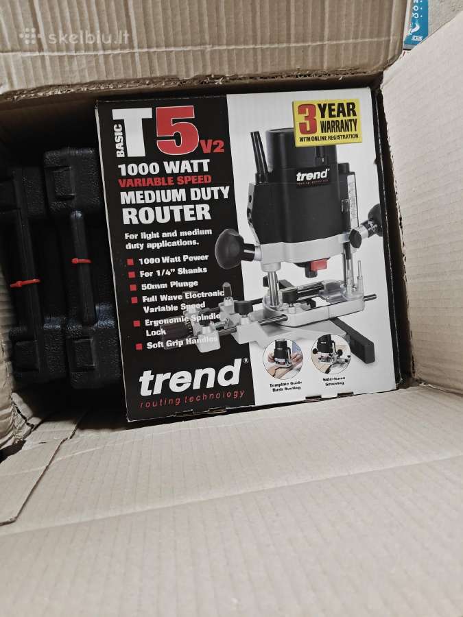 Parduodu "Trend T5 " freza su stalu