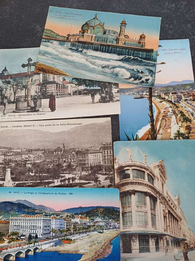 Senos atvirutes Nica, 6 vnt - 5 eur uz viska