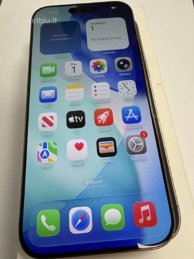 iPhone 16 pro max 256gb su komplektu - nuotraukos Nr. 2