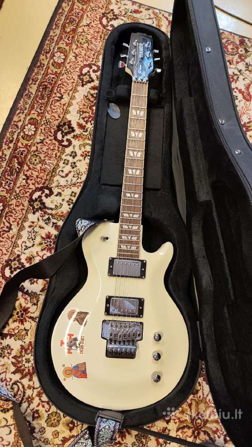 Hamer pasyvi gitara. Pridedamas dėklas.