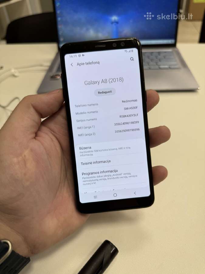Samsung A8 (2018) - nuotraukos Nr. 2