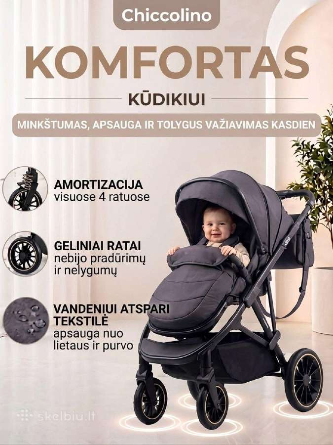 Vežimėliai 3 in 1 - nuotraukos Nr. 4