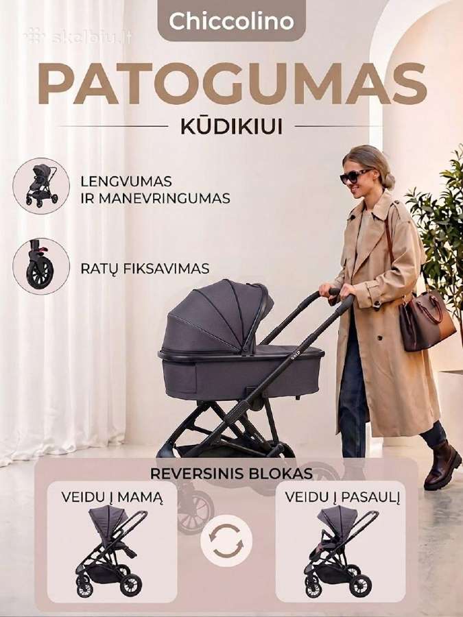 Vežimėliai 3 in 1 - nuotraukos Nr. 6
