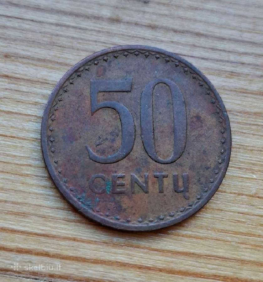 Lietuva 1991 50 centu