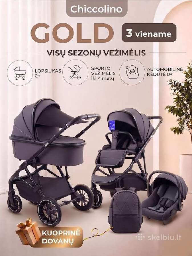 Vežimėliai 3 in 1 - nuotraukos Nr. 2
