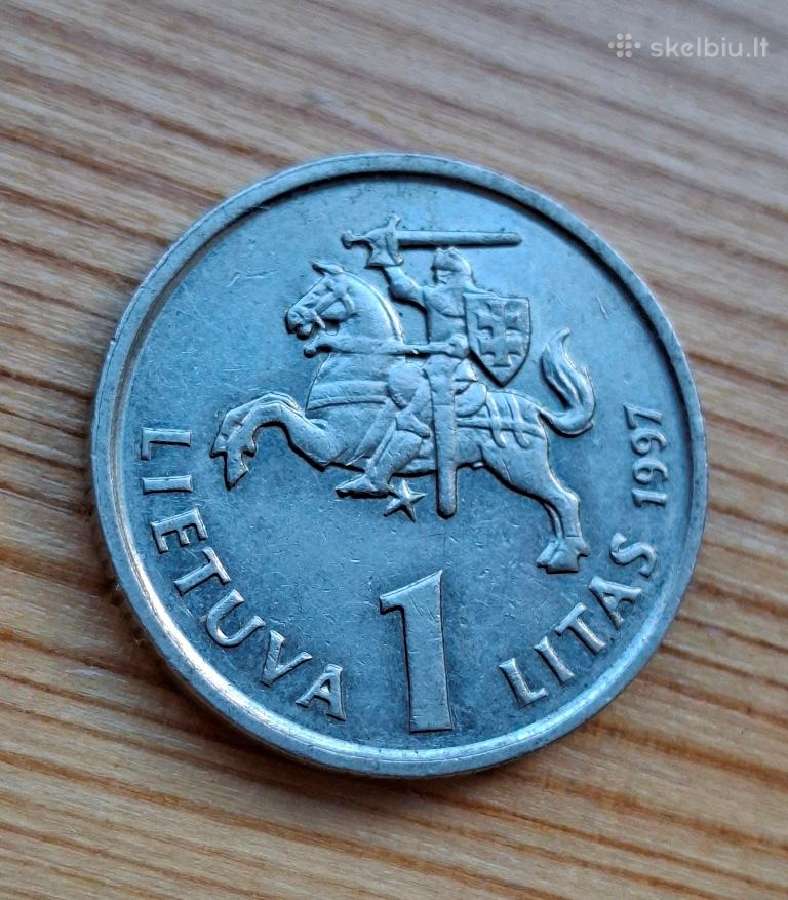 Lietuva 1997 1 litas (proginė) - nuotraukos Nr. 2