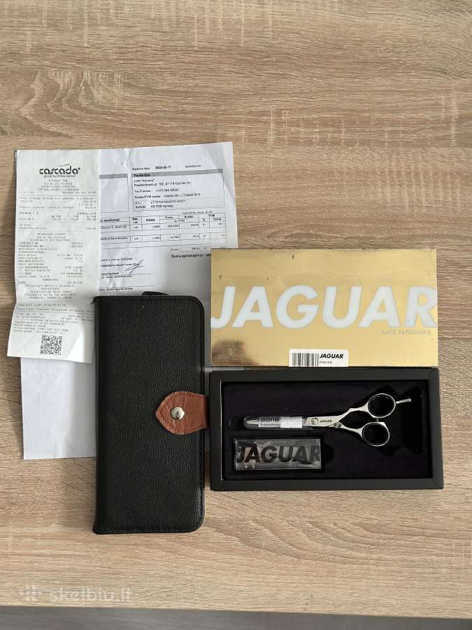 Profesionalios plaukų kirpimo žirklės Jaguar „Diam